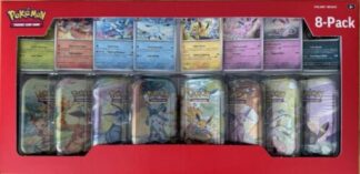 Prismatic Evolutions 8-Pack Mini Tins